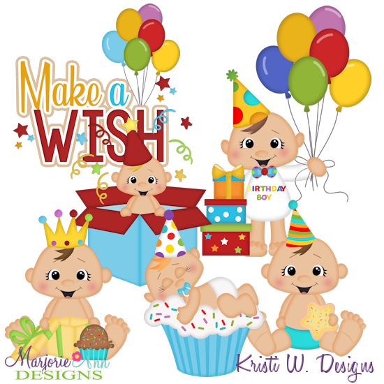 Baby Birthday-Boy SVG Cutting Files Includes Clipart - Click Image to Close